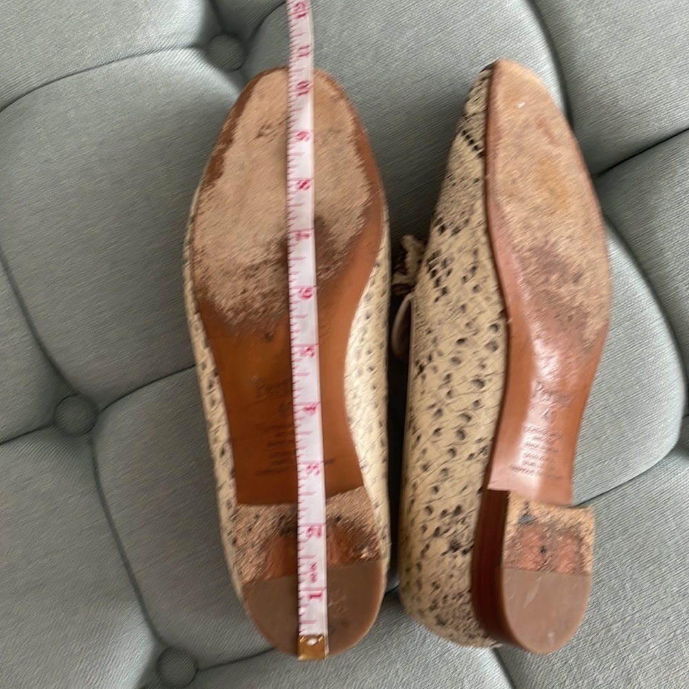 Pertini Leather Snakeskin Pattern Loafer - Picture 9 of 16